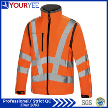 Veste imperméable et imperméable à l&#39;eau imperméable Viz Workwear Soft Shell Fleece Jacket (YFG113)